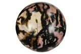 1.2" Polished Rhodonite Sphere - Photo 2